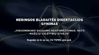 Dr. Neringos Bladaitės disertacijos gynimas