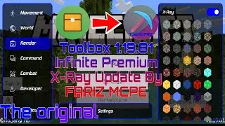 TOOLBOX FOR MCPE 1.19.81 INFINITE PREMIUM X-RAY UPDATE BY FARIZ MCPE