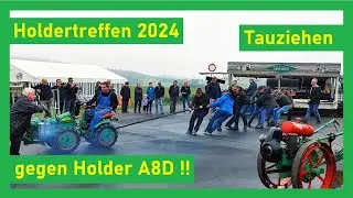 Tauziehen mit Holder A8D | Wieviele Männer halten den Schlepper? | Holdertreffen 2024