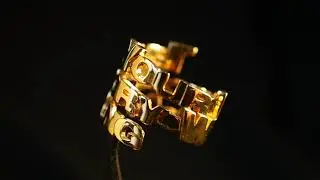 Tell your story with a ring - (gold plated) v03