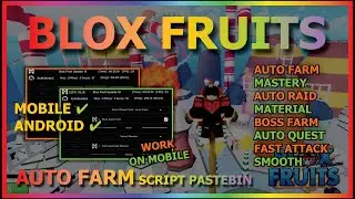 BLOX FRUITS Script Mobile UPDATE 19 AUTO FARM | FARM MATERIAL | AUTO QUEST | AUTO RAID | BOSS FARM