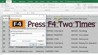 Manage Rules in Excel