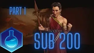 Sub 200 or Failure Deity civ 6. Turn by Turn Spartan Science game Part 1 Ancient Era