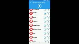 Android app - voice changer with effects