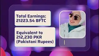 FIRST WEEK INCOME FROM BFTC