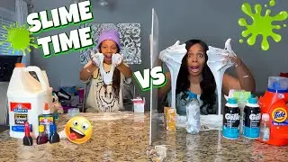 Make slime with us 🦠🫣 - What NOT to do when making slime 😱😩 EPIC FAIL 😭