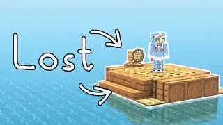 I played RAFT in MINECRAFT?!? Surviving on a Raft in an ENDLESS OCEAN in MINECRAFT!!