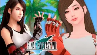 Tifa Lockhart ♡ Final Fantasy VII ┊ Speed Sim + CC Folder☁️ The Sims 4
