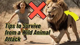 Tips to Survive from Wild Animal Attack 🦁 Guide to Staying Safe. #wildanimal #attack #bear #staysafe