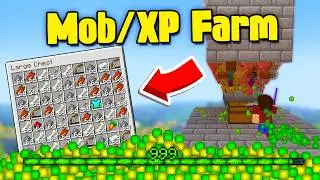 Minecraft's Easiest Mob XP FARM (No Spawner) | 1.21/26.1+ Java & Bedrock Edition