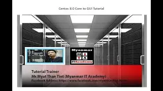 Centos 8.0 Core to GUI Tutorial