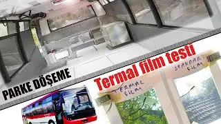KARAVAN YAPIMI |Termal Cam film | Parke Döşeme | Teras Karkası |Tavan Elektrik Tesisatı.| Su Testi.