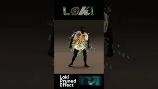 Loki pruned effect | Houdini 