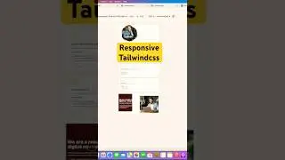Responsive about us design HTML in tailwindcss 