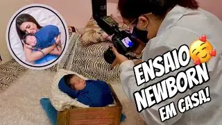 ENSAIO NEWBORN EM CASA COM 22 DIAS DO BRYAN 🥰😍