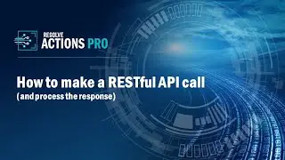 How to Make a RESTful API Call in Resolve Actions PRO & Process the Response