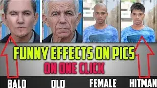 Create Funny Effects on Photos in One Click using an Android App (Urdu/Hindi)