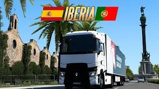 ETS 2 Iberia DLC ilk canlı yayını (İspanya, Portekiz)