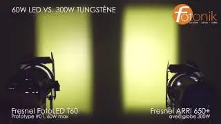 Prototype fresnel FotoLED-T60