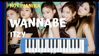 Itzy - Wannabe Melodica Cover & Tabs - Not Pianika