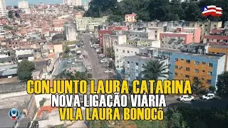LIGAÇÃO VIÁRIA ENTRE VILA LAURA, RÔTULA DO ABACAXI E BONOCÔ ALCANÇA 65% DE OBRAS CONCLUÍDAS, veja
