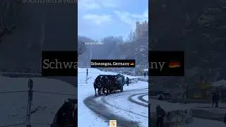 Schwangau in Bavaria, Germany 🇩🇪 ❄️😊 