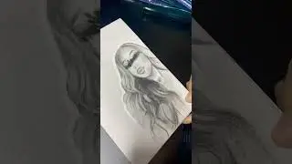 Self portrait sketch. I hated the eyes !
