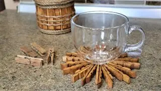 #DIY/ 4 СУПЕР-ИДЕИ из ПРОСТЫХ ПРИЩЕПОК/  CRAFTS FOR HOME/  家居工藝品