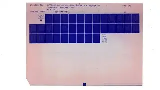 AD-A005 700 Defense Documentation Center - Transport Aircraft - Unclassified Government Documents