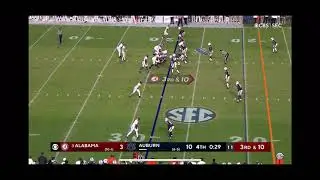 Ja’Corey Brooks Comes Up Clutch And Alabama Ties It Against Auburn | Alabama @ Auburn