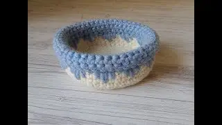 How to Make a Crochet Basket in Half an Hour | DIY | Detailed Tutorial