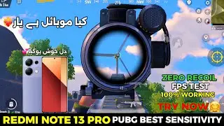 Redmi note 13 pro pubg sensitivity | redmi note 13 pro pubg test | redmi note 13 pro pubg