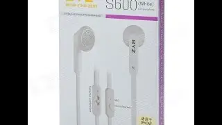 Посылка из Китая. Наушники BYZ S600 WHITE