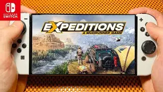 Expeditions: A MudRunner Gameplay On Nintendo Switch (4k/Handcam)