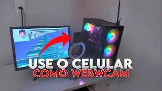 Como usar o celular como WEBCAM no PC via USB Rápido e Fácil!