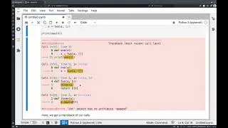 Debugging in Python and Jupyter