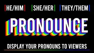 Pronounce - Streamlabs Appstore Reveal [New App] #Pride