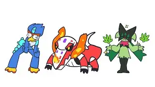 New Starters Final Evolutions (Pokemon Scarlet and Violet)