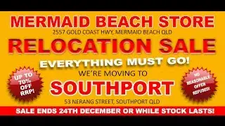 Allans Billy Hyde Mermaid Beach Relocation Sale! Last 2 weeks!