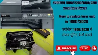 kyocera 1800 laser unit replace ! kyocera 1800/2020/1801/2201/2320/2321 errore code c-4010