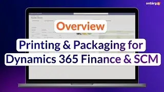 Printing & Packaging for Dynamics 365 Finance & Supply Chain Management | System overview