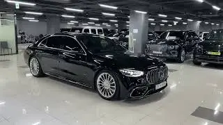 Mercedes-Benz S63 AMG! 2024 год выпуска! 800км пробег! НОВЫЙ! Без ДТП и окрасов!