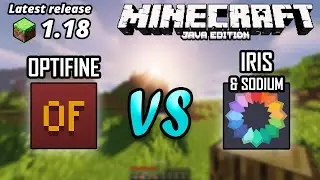 Minecraft Java 1.18 OptiFine VS Iris Shaders (Iris + Sodium) Performance Test with Shaders