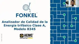 Webinar del analizador trifásico de calidad de la energía, clase A, modelo 8345 de AEMC