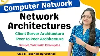 CN 4 : Network Architectures | Client Server  | Peer to Peer Architectures