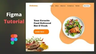 Figma Tutorial - How to Design a Landing Page in Figma