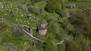 Glasgow Necropolis etc , 24/04/24 Drone