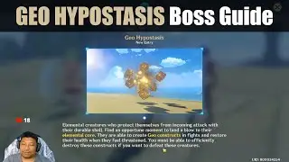 Genshin Impact - Geo Hypostasis Boss Fight and Guide
