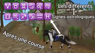 Les différents signes astrologiques après une course ! // Star Stable