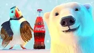 Cartoons for babies Coca Cola and polar bears